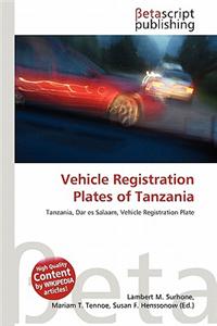 Vehicle Registration Plates of Tanzania