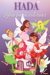Hada Libro para colorear