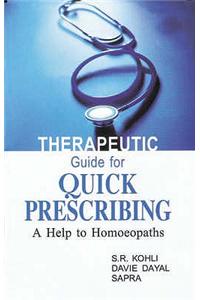 Therapeutic Guide tor Quick Prescribing