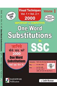 2000 One Word Substitution for SSC Volume-I