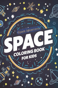 Space Adventure Coloring Book for kids