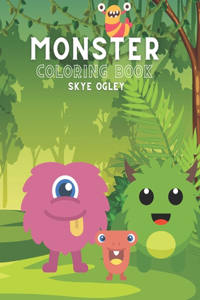 Monster Coloring book: Cute Monster Coloring book