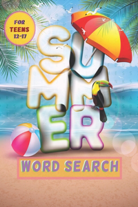 summer word search for teens