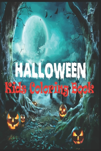 Halloween Kids Coloring Book