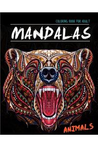 Mandala Animals Coloring Book for Adult