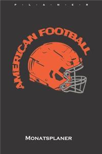 American Football Helm Monatsplaner
