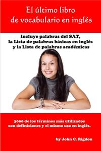 último libro de vocabulario en inglés