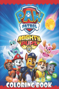 PAW Patrol Mighty Pups Coloring Book