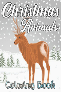 Christmas Animals Coloring Book