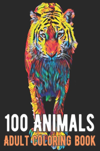 100 Animals Coloring Book