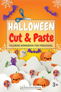 Halloween Cut and Paste Preschool Activity Workbook