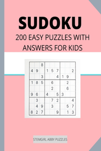 Sudoku 200 Easy Puzzles With Answers For Kids