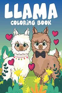 Llama Coloring book