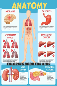 Anatomy coloring book for kids