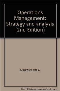 Operations Management: Strategy and Analysis