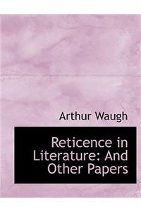 Reticence in Literature