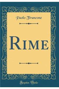 Rime (Classic Reprint)