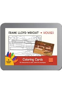 Frank Lloyd Wright: Houses Coloring Cards