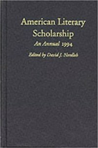 American Literary Scholarship, 1994
