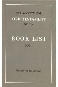 Society for Old Testament Study Book List 1991
