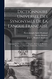 Dictionnaire Universel Des Synonymes De La Langue Francaise