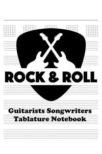 Rock And Roll Guitarists Songwriters Tablature Notebook Gift