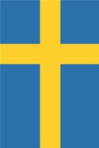 Sweden Flag Notebook - Swedish Flag Book - Sweden Travel Journal