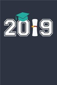 Senior Of Notebook - 2019 High School Graduation Gift - Class Of 2019 Journal - Graduation Memories - Graduate Present