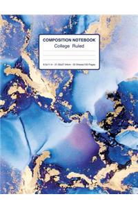 Composition Notebook College Ruled 8.5x11 In 21.59x27.94 50 Sheets/100 Pages