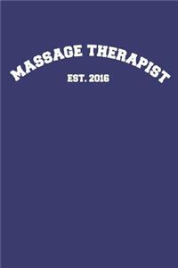 Massage Therapist 2016
