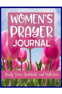 Women's Prayer Journal Daily Verse, Gratitude, Reflection