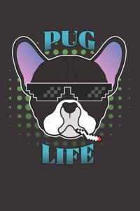 Pug Dog Notebook Journal