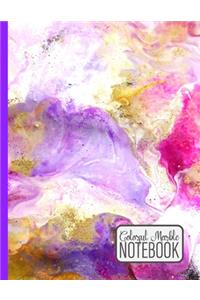 Colorful Marble Notebook