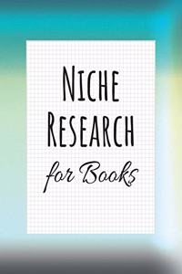 Niche Research for Books