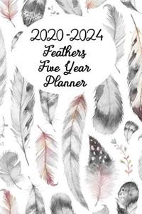 2020-2024 Feathers Five Year Planner