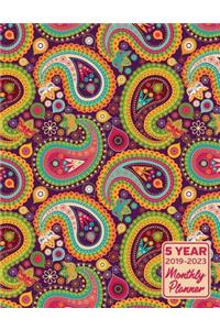 5 Year 2019 - 2023 Monthly Planner