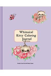 Whimsical Kitty Coloring Journal