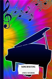 Songwriting Lyrics Notebook