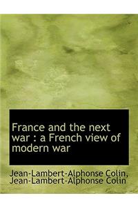 France and the Next War