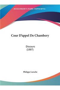 Cour D'Appel de Chambery