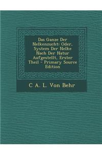 Das Ganze Der Nelkenzucht