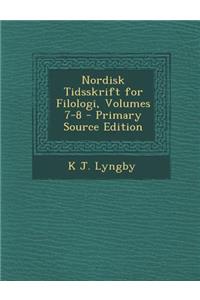 Nordisk Tidsskrift for Filologi, Volumes 7-8