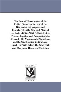 Seat of Government of the United States