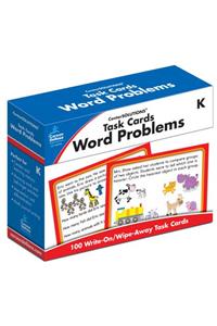 Task Cards: Word Problems, Grade K