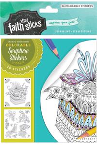 Psalm 16:11 Colorable Stickers
