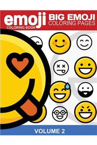 Emoji Coloring Book Big Emoji Coloring Pages Vol. 2