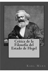 Crítica de la Filosofía del Estado de Hegel