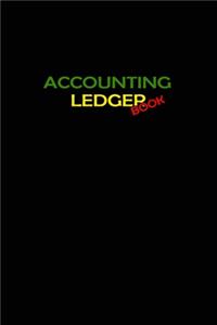 Accounting Ledger Book: Record Income and Expenses for Bookkeeping 120 pages: Size = 6 x 9 inches (double-sided), perfect binding.