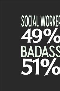 Social Worker 49 % BADASS 51 %