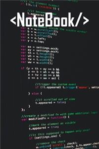 Stylish Coding cover Coding Notebook